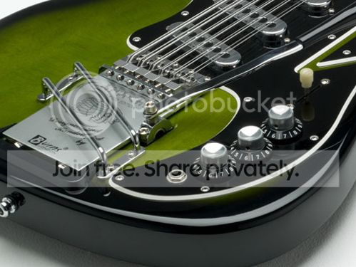 burns apache double six special electric guitar - custom elite